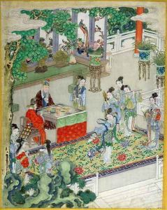 A Chinese Mandarin being Entertained by Anonymous Artist
