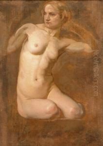 Akt by Janos Gabriel Stein