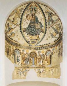 Christ in Majesty with Symbols of the Four Evangelists, 1150-1200 by Anonymous Artist