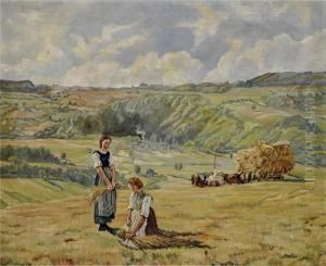 Bei Der Heuernte by Bernd Steiner