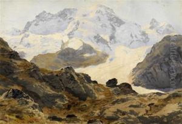 View Of The Breithorn And The Small Matterhorn - view 1