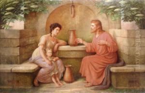 Krisztus Es A Szamariai Asszony by Rezsoe Steiner