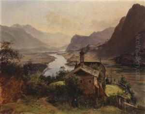 Circle View Into The Valley by Franz II Steinfeld