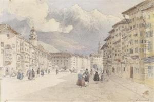 Diemaria-theresien-strasse In Innsbruck by Franz II Steinfeld