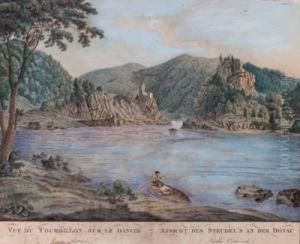 Ansicht Des Strudels An Der Donau In Niederosterreich