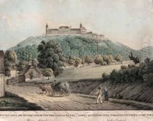 Ansicht Von Stift Gottweig An Der Donau