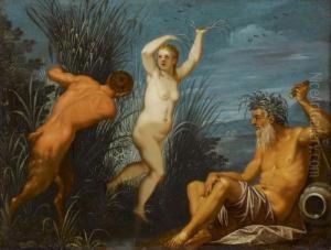 Pan Und Syrinx by Friedrich Christoph Steinhammer