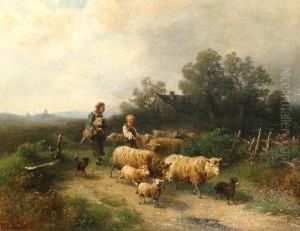 The Young Shepherd by Heinrich Steinike