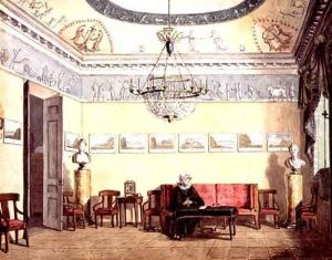 Neo-Classical Sitting Room, 1820 by Anonymous Artist
