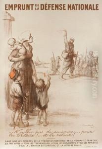 Emprunt De La Defense Nationale by Theophile Alexandre Steinlen