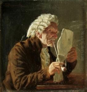 Der Raucher by Fritz Steinmetz-Noris