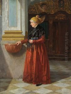 Kirchgangerin by Fritz Steinmetz-Noris