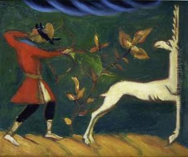 Scene De Chasse A L'arc - view 1