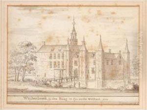 A View Of Castle Westerbeek by Jacobus Stellingwerf