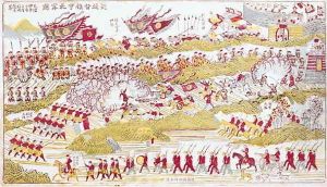 Liou Repelling the French at Bach Ninh during the Franco-Chinese War of 1885, 1885-89 by Anonymous Artist