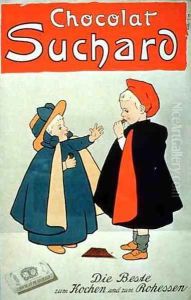 Poster advertising Suchard Chocolate