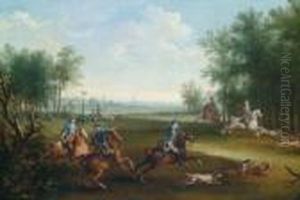 Battuta Di Caccia Del Principe Elettore Massimiliano Giuseppe by Joseph Stephan