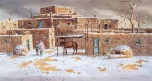 Winter Pueblo by Joseph Stephan