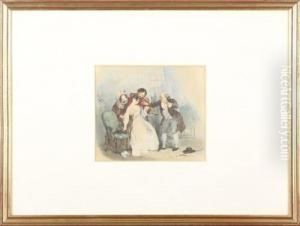 Interior Scene by Francis Philip Stephanoff