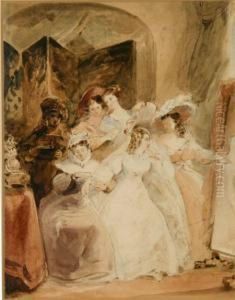 The Bridal Party by Francis Philip Stephanoff