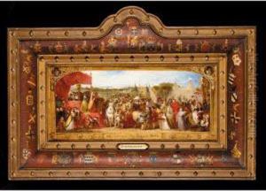 The Field Of The Cloth Of Gold by Francis Philip Stephanoff