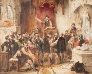 John Knox Addressing The Scottish Reformists by James Stephanoff