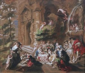 Fete Gallante by James Stephanoff