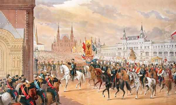 Marriage of Tsar Nicholas to Alexandra, Moscow, 1896 - view 1