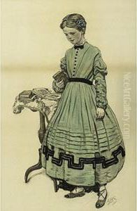 This Lank Little Girl Of Ten by Alice Barber Stephens