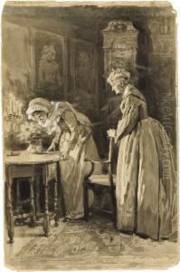 Their Perfume Flooded The House by Alice Barber Stephens
