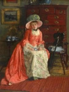 An Eighteenth Century Belle by Alice Barber Stephens