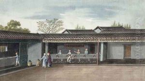Drying tea leaves by Anonymous Artist