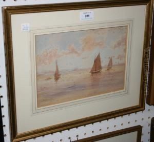 Coastal Landscape With Sailingboats Coastal Landscape With Sailingboats
