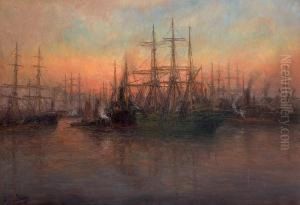 Voiliers Au Port by Romain Steppe