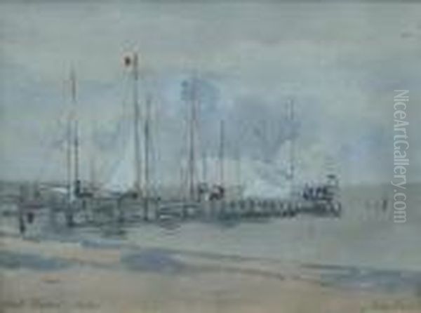 ''edgartown Pier, Martha's Vineyard'' - view 1