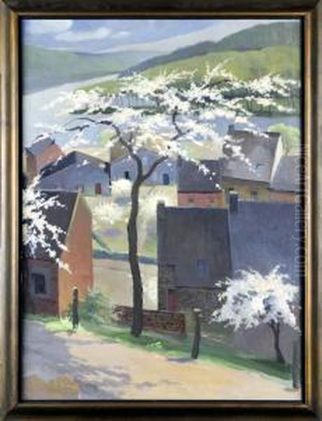 Vallee De L'ourthe; Ardenne : "printemps" - view 1