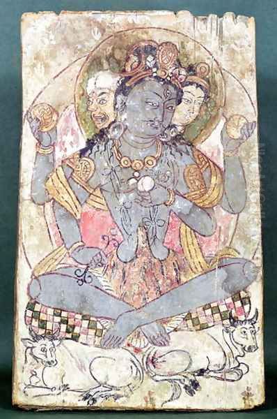 Shiva from Dandan-Uiliq, Khotan, c.500-527 BC - view 1