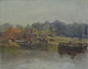 River Esk Whitby by Alfred Stevens