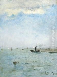Le Treport by Alfred Stevens