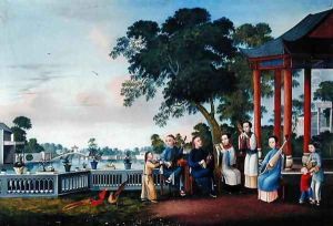 A Music Party on a Lakeside Terrace, c.1790 by Anonymous Artist