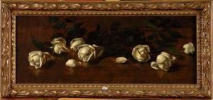 Roses Blanches by Gustave Max Stevens
