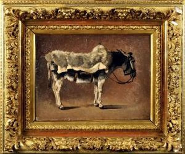 Reste Du Cachet En Bas A Droite De L'atelier Joseph Stevens. - view 1