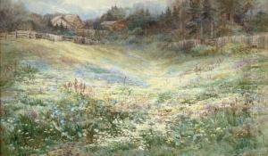 An Alpine Meadow by Mary Stevens