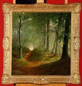 Chemin En Foret by Rene Stevens