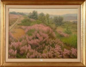 Paysage Aux Bruyeres by Rene Stevens