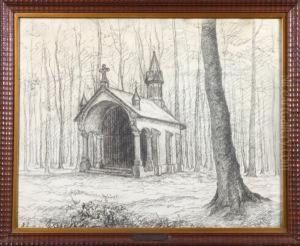Landscape With Chapel by Rene Stevens