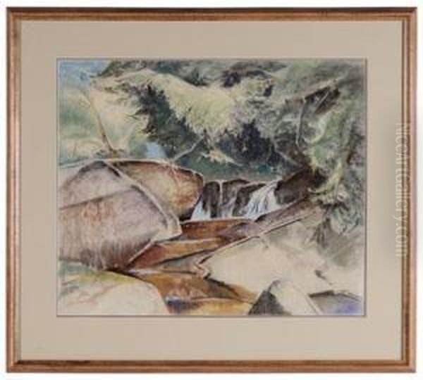 Waterfall In Blue Ridge - view 1