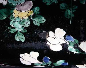 Large Famille Noire Yen Yen Vase, Kangxi period (1662-1722) by Anonymous Artist