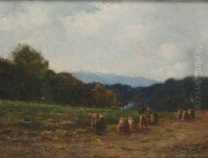 Harvesting Potatoes by William Grant Stevenson