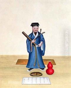 A Taoist in China, c.1785